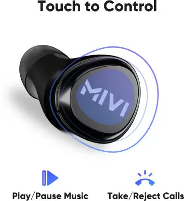Mivi DuoPods M20 True Wireless Bluetooth Headset (Black, True Wireless) Mivi DuoPods M20 True Wireless Bluetooth Headset (Black, True Wireless)
